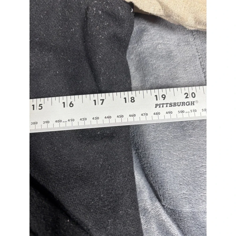 True Religion Kids Varsity Jacket Black‎ Cream Wool Blend Bomber Logo Large L/G
